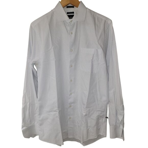 Neiman Marcus Other - Neiman Marcus Mens Button-Down Dress Shirt Trim Fit 15.5 34/35 100% Cotton White
